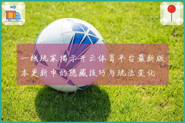 一线玩家揭示开云体育平台最新版本更新中的隐藏技巧与玩法变化